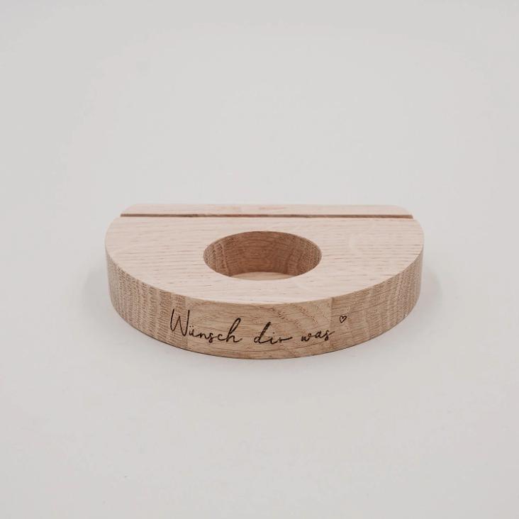 VORBESTELLEN: DEMNÄCHST LIEFERBAR: TEELICHT-KARTENHALTER WÜNSCH DIR WAS - 2
