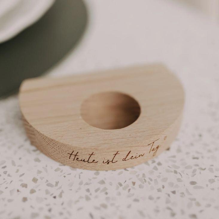 TEELICHT- KARTENHALTER HEUTE IST DEIN TAG ♡ - 2