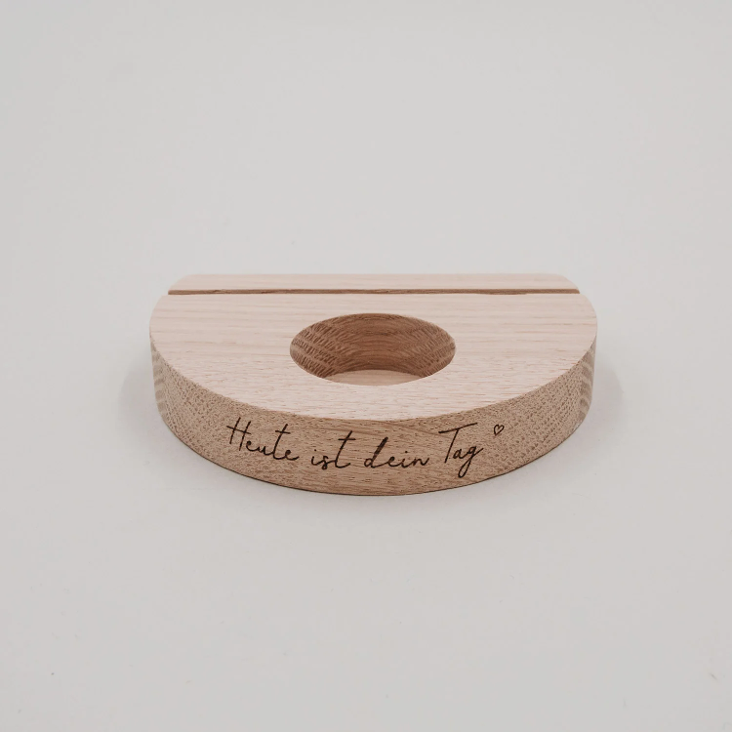 TEELICHT- KARTENHALTER HEUTE IST DEIN TAG ♡ - 1