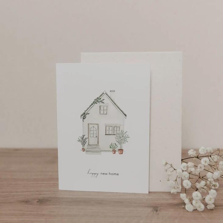 KLAPPKARTE HAUS / HAPPY NEW HOME