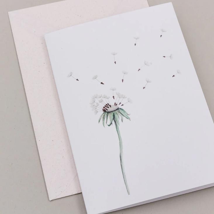 KLAPPKARTE PUSTEBLUME