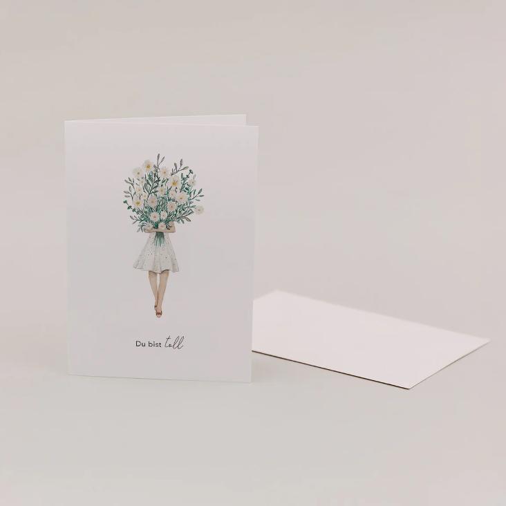 KLAPPKARTE BLUMENMÄDCHEN / DU BIST TOLL - 5