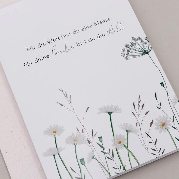 KLAPPKARTE MAMA / BLUMENWIESE - 1