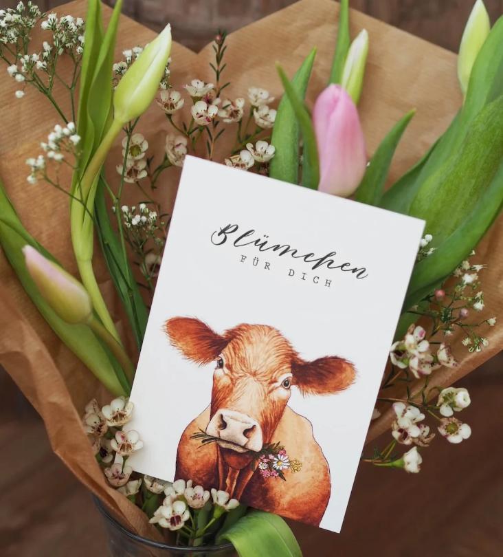 NEU: VORBESTELLEN BALD LIEFERBAR: KUH / BLÜMCHEN FÜR DICH