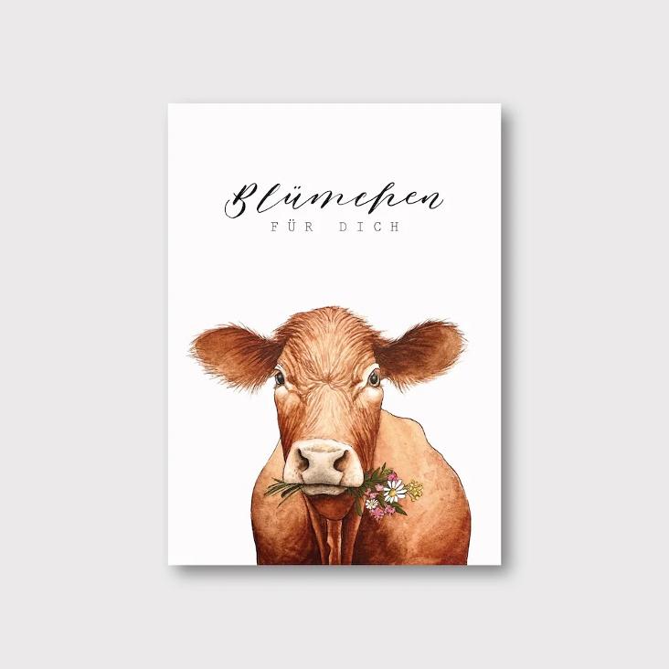 NEU: VORBESTELLEN BALD LIEFERBAR: KUH / BLÜMCHEN FÜR DICH - 0