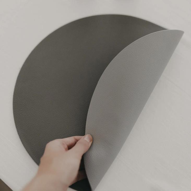 LIEFERBAR AB CA.5.02: WENDBARES PLATZSET HERZ ♡ GRAU - 3