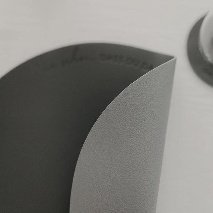 LIEFERBAR AB CA.5.02: WENDBARES PLATZSET WIE SCHÖN DASS DU DA BIST GRAU - 6