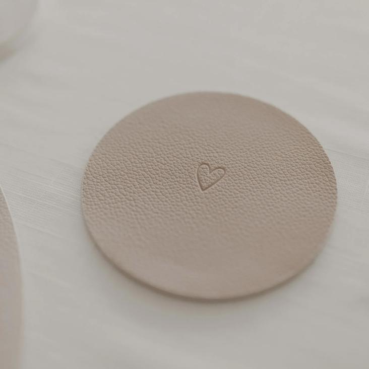 UNTERSETZER (COASTER) HERZ ♡ (1 STÜCK)