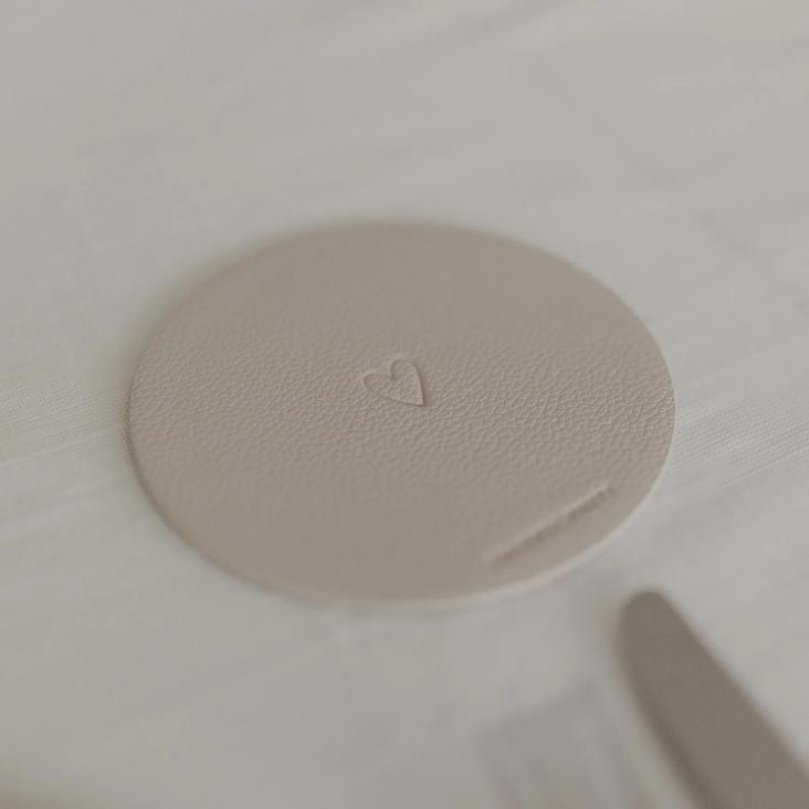 UNTERSETZER (COASTER) RUNDUM GLÜCKLICH ♡ (1 STÜCK) - 3