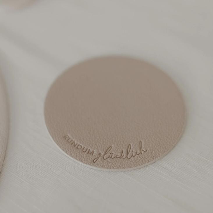 UNTERSETZER RUNDUM GLÜCKLICH ♡ (1 STÜCK) - 1