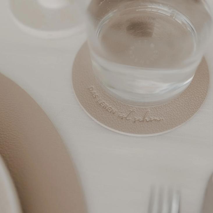 UNTERSETZER DAS LEBEN IST SCHÖN (1 STÜCK)