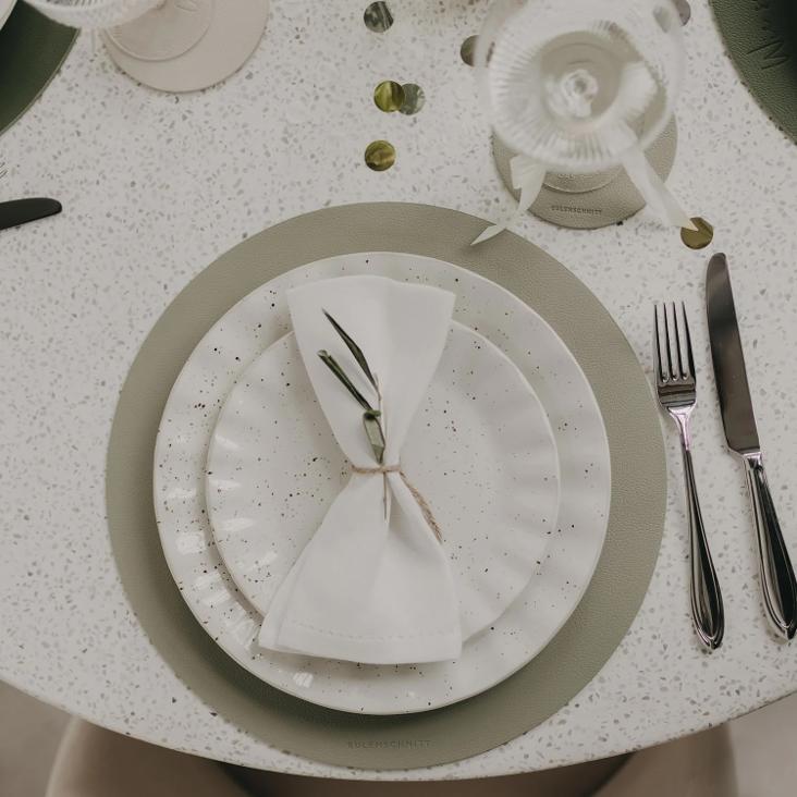 WENDBARES PLATZSET HERZ ♡ GRÜN - 4