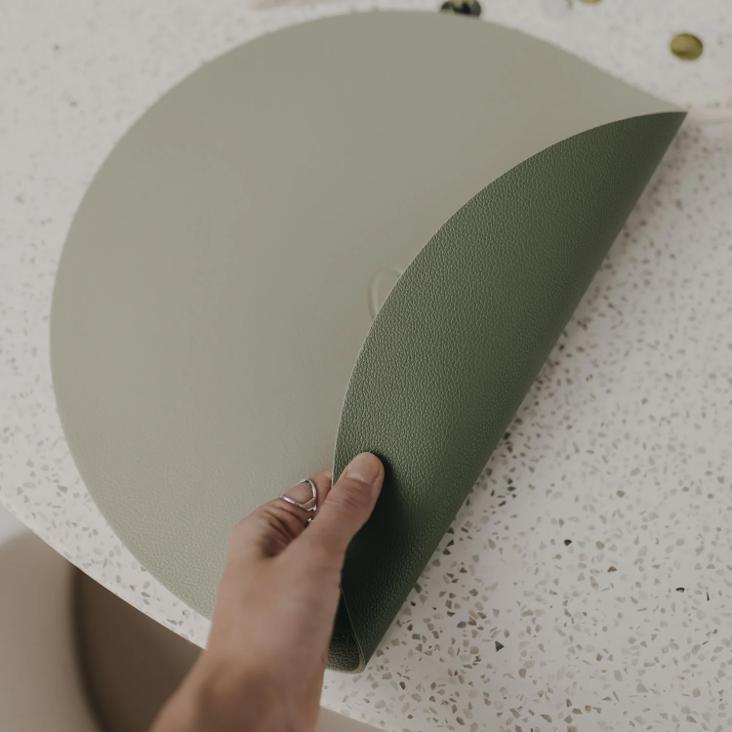 WENDBARES PLATZSET HERZ ♡ GRÜN - 0