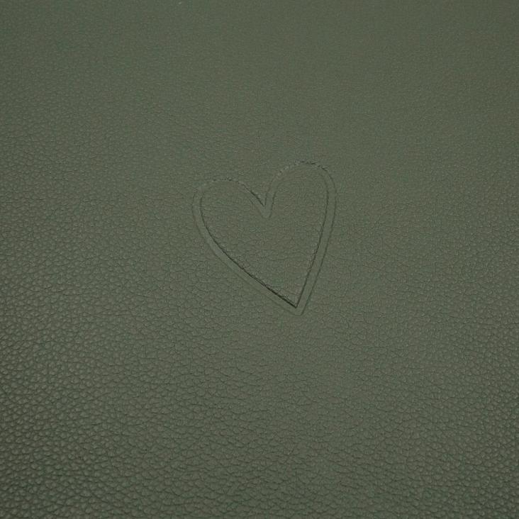 WENDBARES TISCHSET HERZ ♡ GRÜN - 6