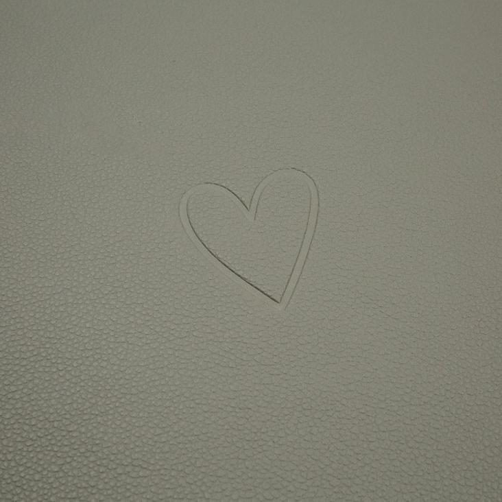 WENDBARES TISCHSET HERZ ♡ GRÜN - 1