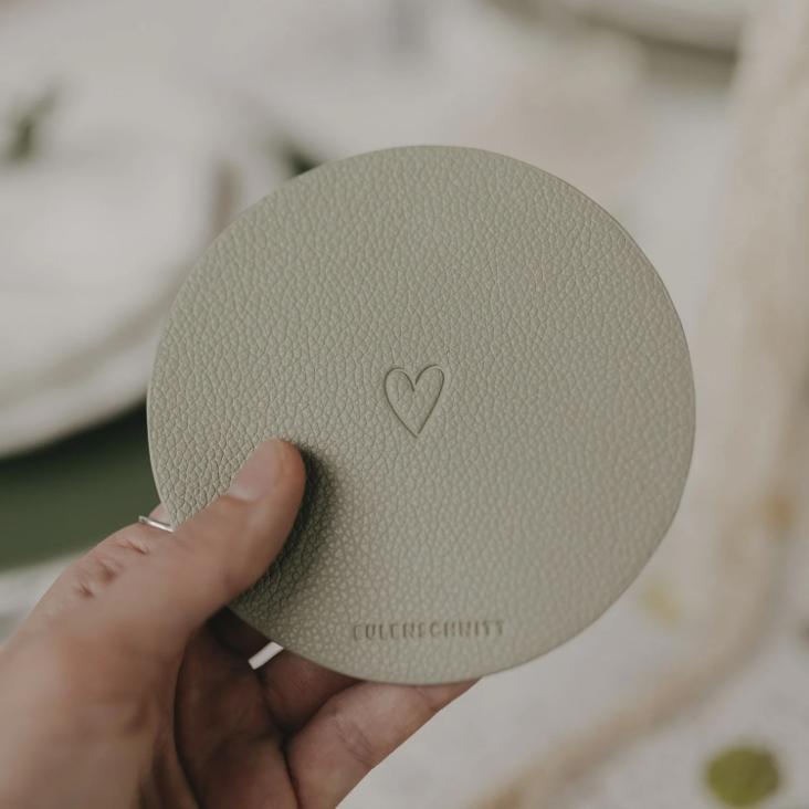 VORBESTELLEN: IM LAUFE VOM AUGUST WIEDER LIEFERBAR: UNTERSETZER (COASTER) HERZ ♡ (1 STÜCK) - 0