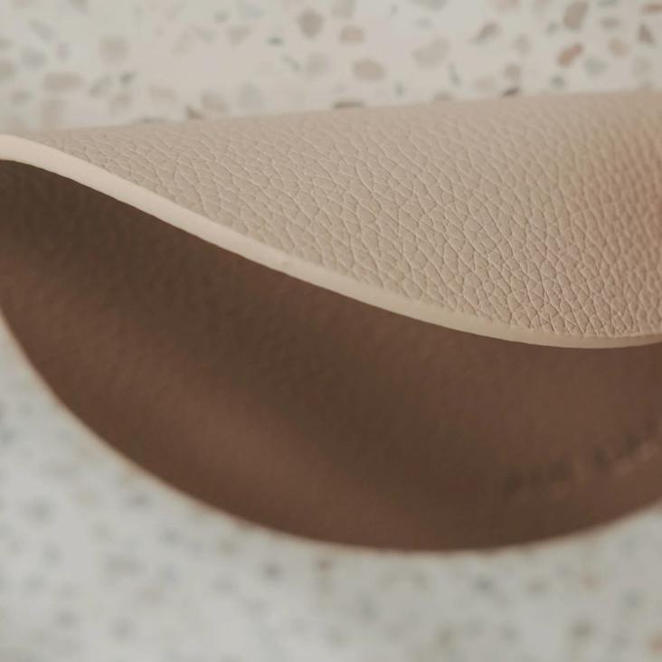NEU: WENDBARER UNTERSETZER (COASTER) AUF DAS LEBEN ♡ BRAUN (1 STÜCK) - 3