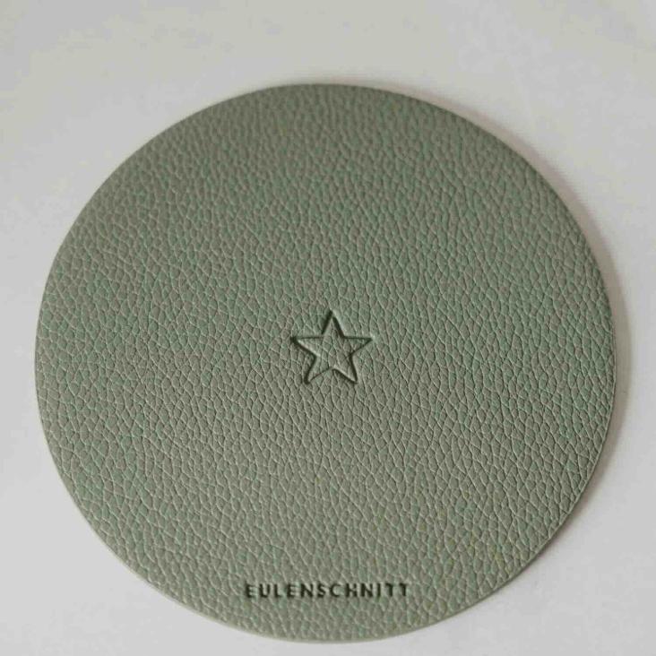 NEU: WENDBARER UNTERSETZER (COASTER) STERN ♡ GRÜN (1 STÜCK) - 2