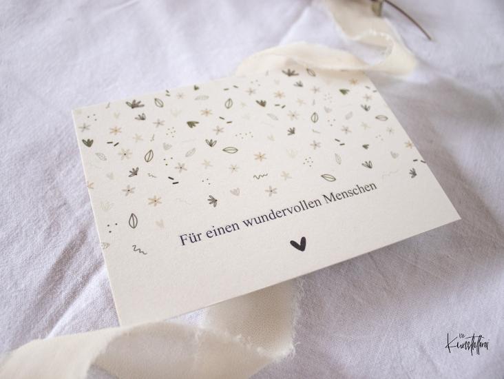 NEU: FÜR EINEN WUNDERVOLLEN MENSCHEN