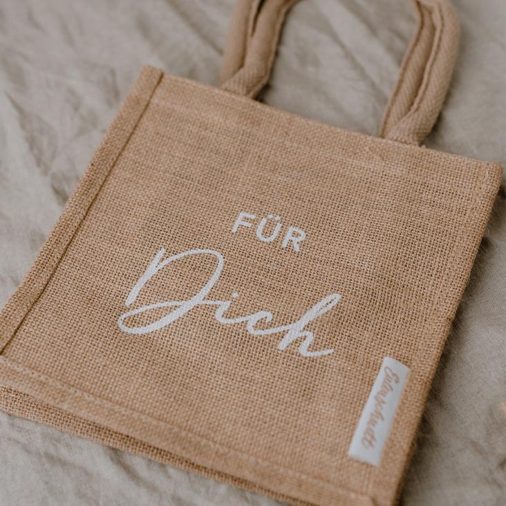 MINI JUTE SHOPPER EINZELN FÜR DICH