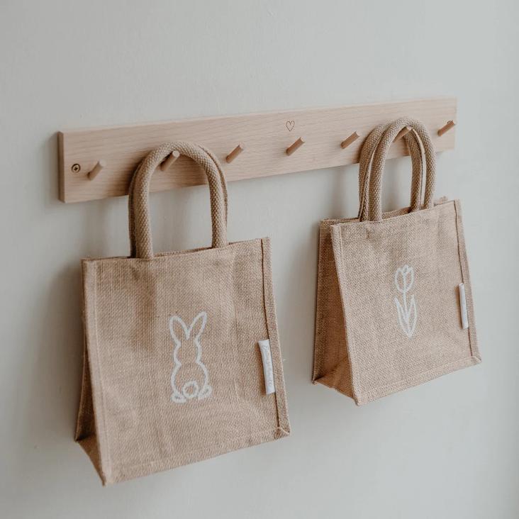 MINI JUTE SHOPPER TULIP EINZELN - 1