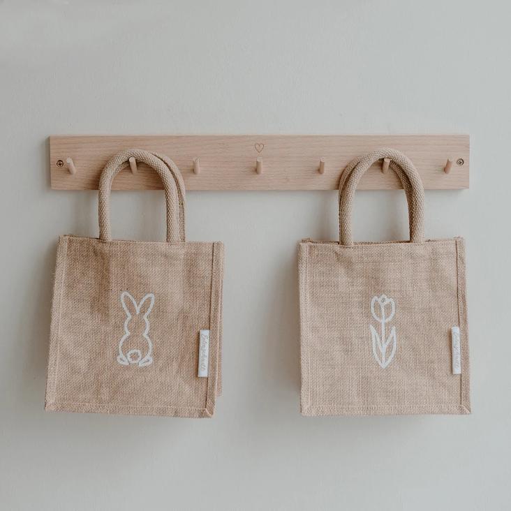 MINI JUTE SHOPPER TULIP EINZELN - 0