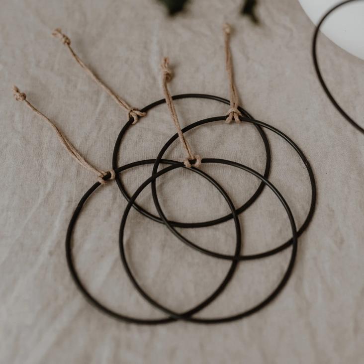METALLANHÄNGER KREIS 6ER SET - 2