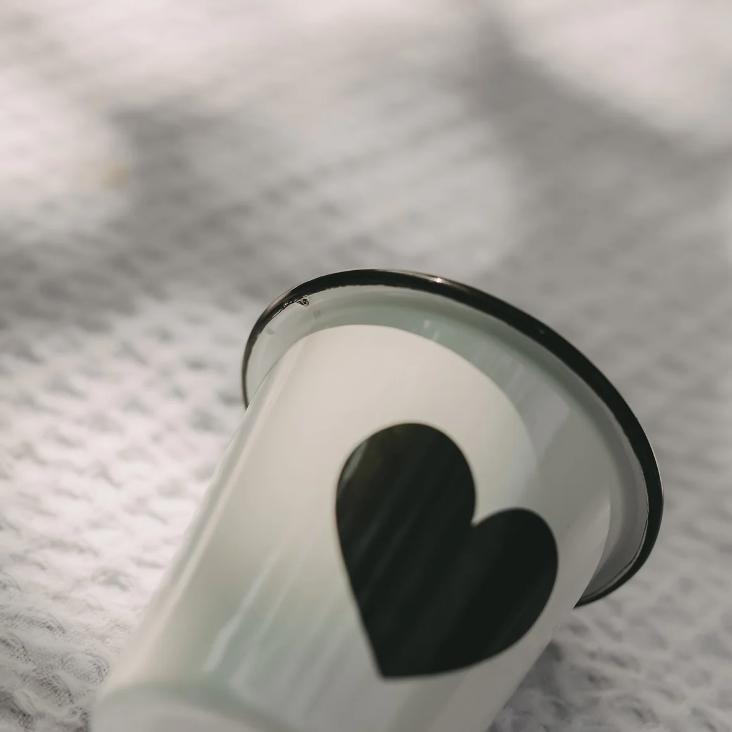 EMAILLE BECHER HERZ ♡ - 2