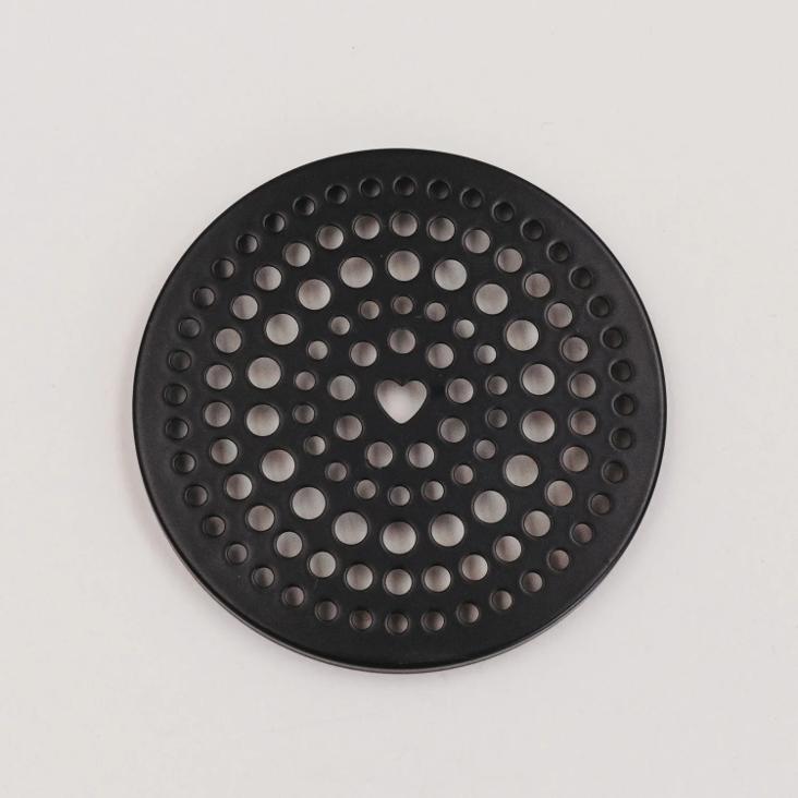 VORBESTELLEN: CA. MITTE SEPTEMBER LIEFERBAR: METALLDECKEL BLUMENHALTER SCHWARZ - 2