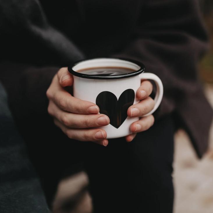 EMAILLE TASSE HERZ ♡ - 3