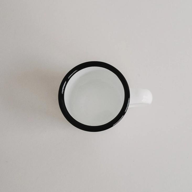 EMAILLE ESPRESSO TASSE HERZ ♡ - 4