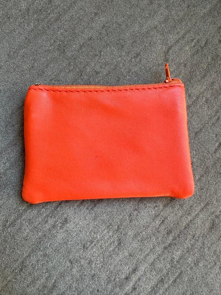 MÜNZETUI MIT REISSVERSCHLUSS ORANGE - 0
