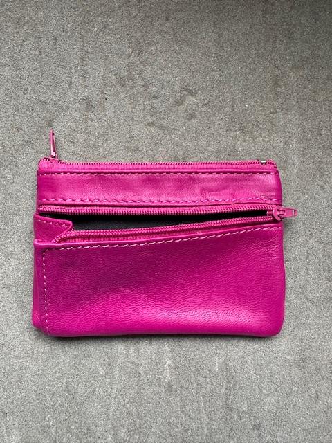 MÜNZETUI MIT REISSVERSCHLUSS PINK - 1