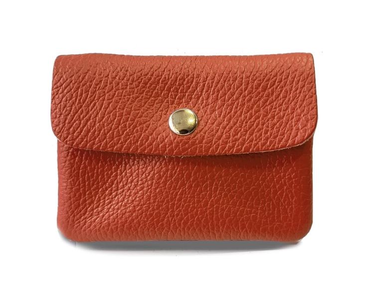 MÜNZETUI MIT REISSVERSCHLUSS ROST