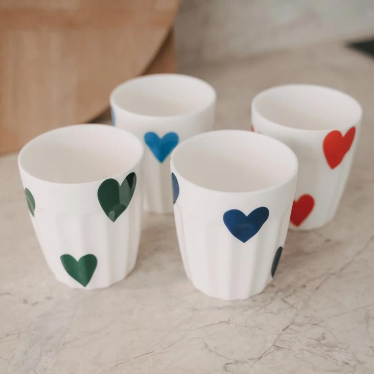 NEU: VORBESTELLEN: IM LAUFE VOM MAI LIEFERBAR: BECHER GROSSE HERZEN GRÜN ♡ - 0