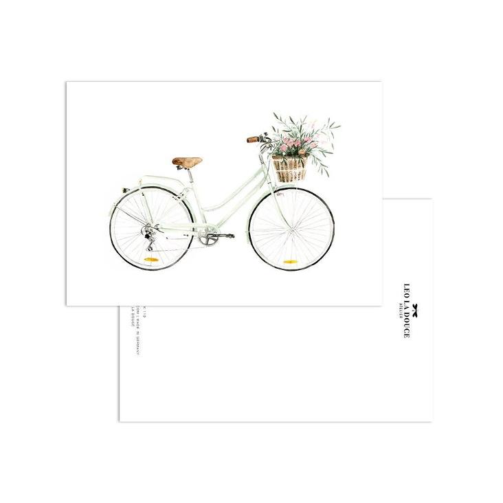 POSTKARTE BICYCLE-LOVE