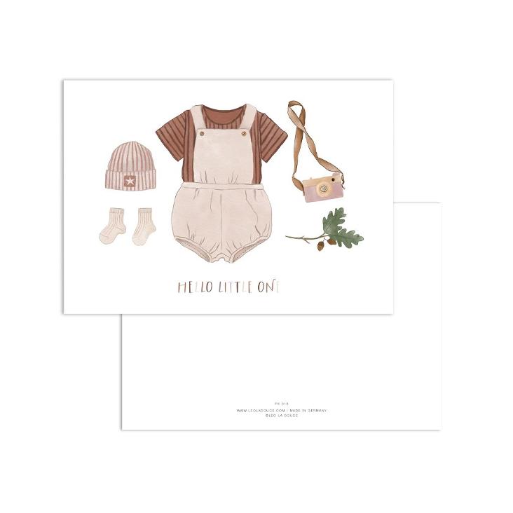 BABY DRESS BROWN