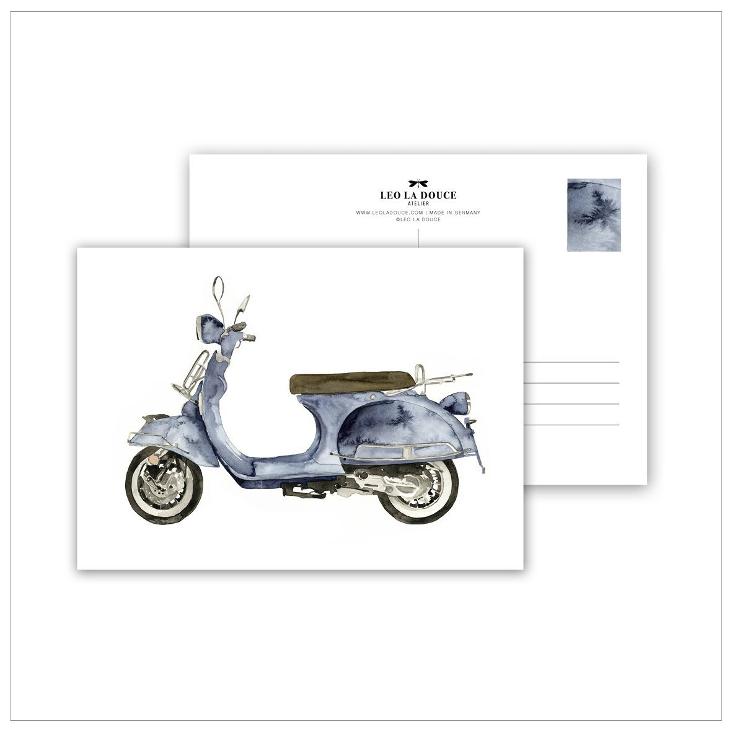 BLUE SCOOTER