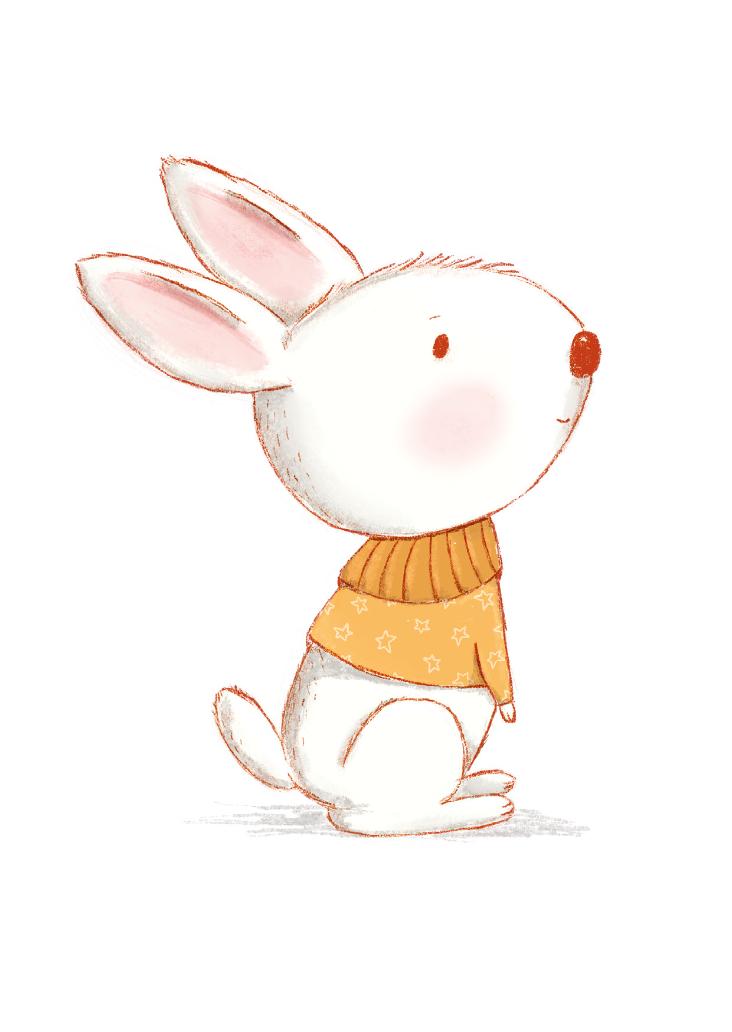HASE GELBER WINTERPULLI