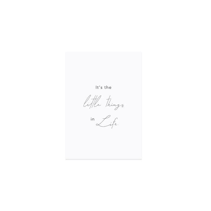 NEU: IT`S THE LITTLE THINGS IN LIFE
