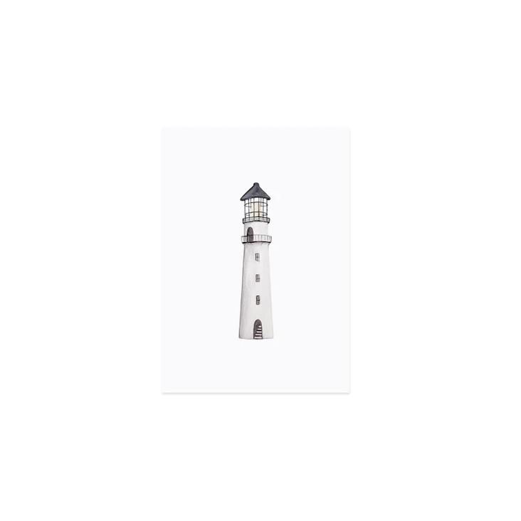 NEU: AQUARELL LEUCHTTURM
