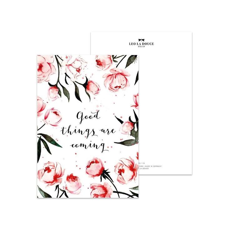 GOOD THINGS ARE COMING