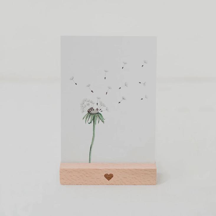 AQUARELL PUSTEBLUME