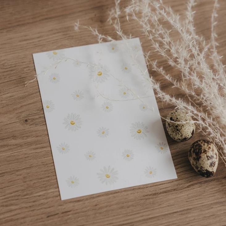 NEU: VORBESTELLEN: MITTE/ENDE MÄRZ LIEFERBAR: AQUARELL DAISIES - 1