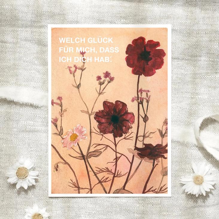NEU: WILDFLOWERS / WELCH GLÜCK FÜR MICH, DASS ICH DICH HAB - 0