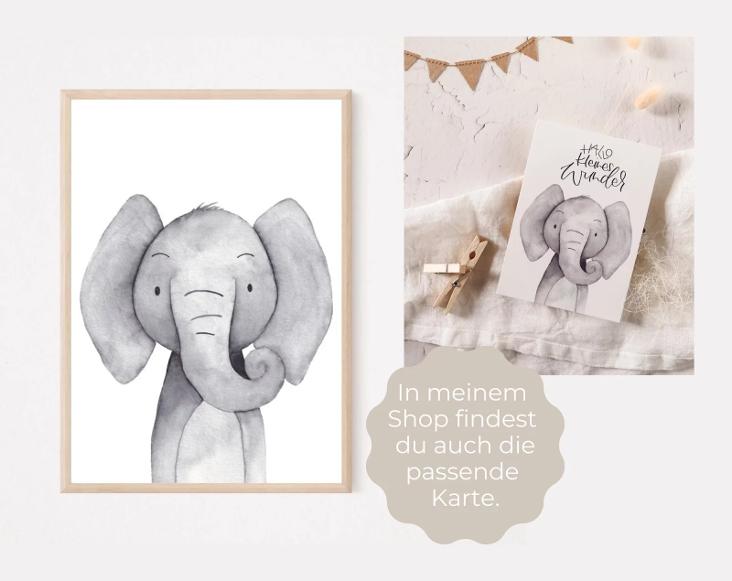 POSTER ELEFANT - 0
