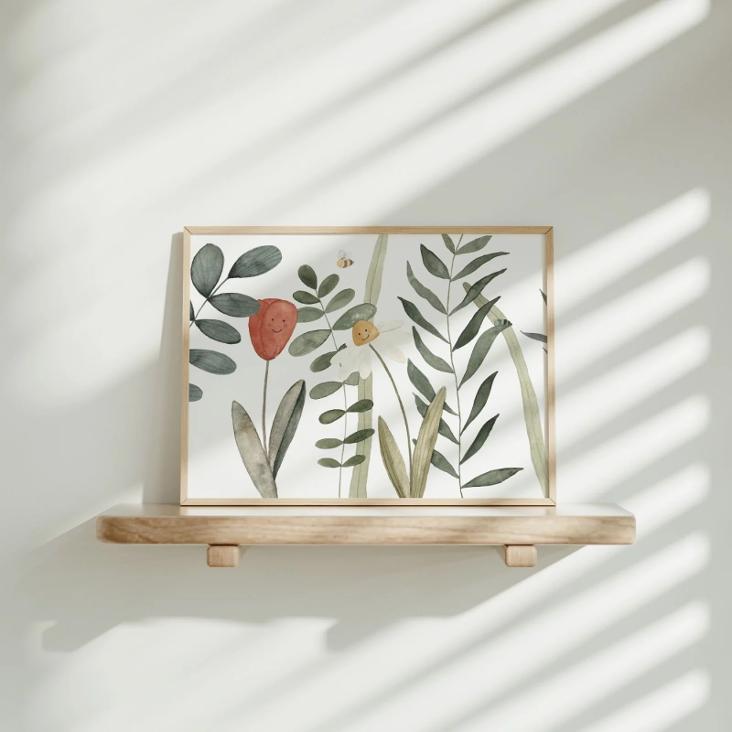 POSTER BLUMENWIESE