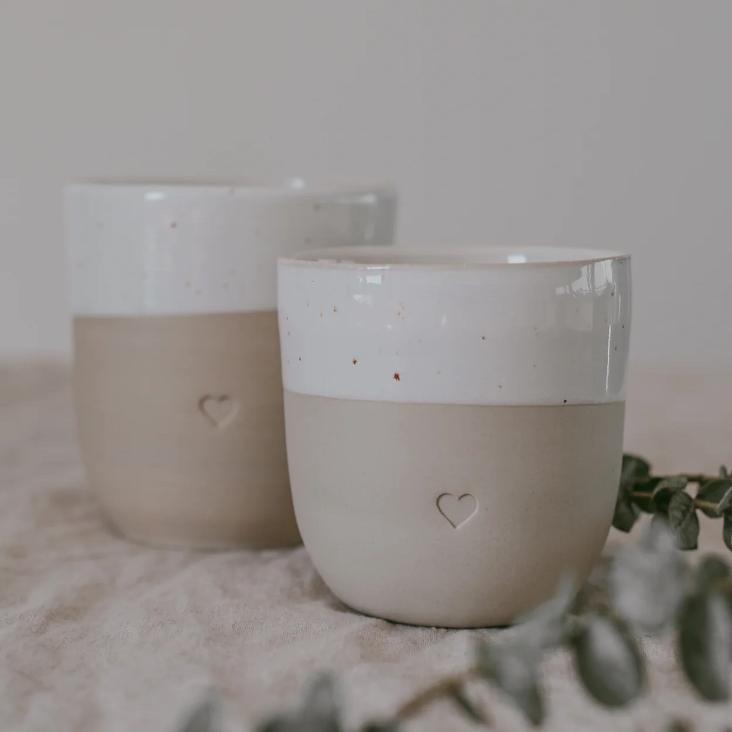 VORBESTELLEN: AB CA.5.3 WIEDER LIEFERBAR: KLEINER BECHER HERZ ♡ - 0