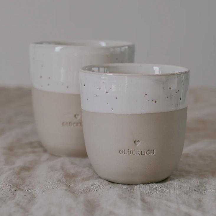 VORBESTELLEN: AB 24.12 LIEFERBAR: KLEINER BECHER GLÜCKLICH - 0