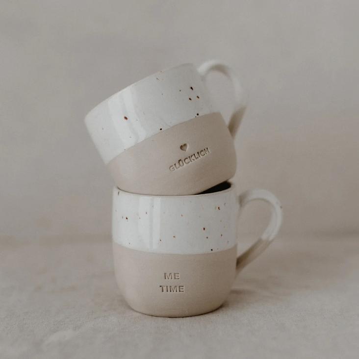 CAPPUCCINO TASSE GLÜCKLICH